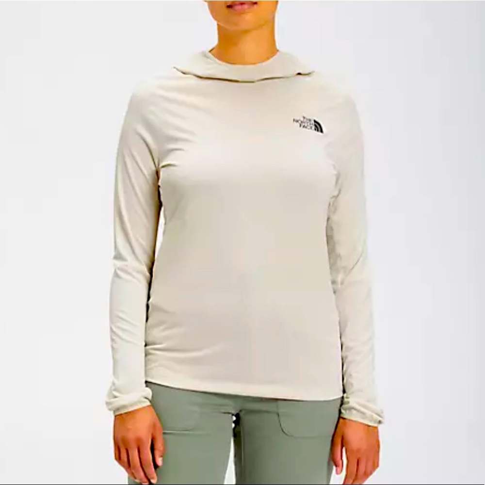 THE NORTH FACE North Dome Sun Hoodie sz Med in Vintage White